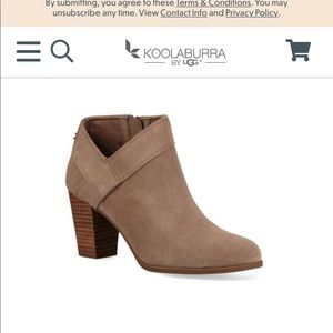 Ugg Koolaburra Amalea suede ankle boots